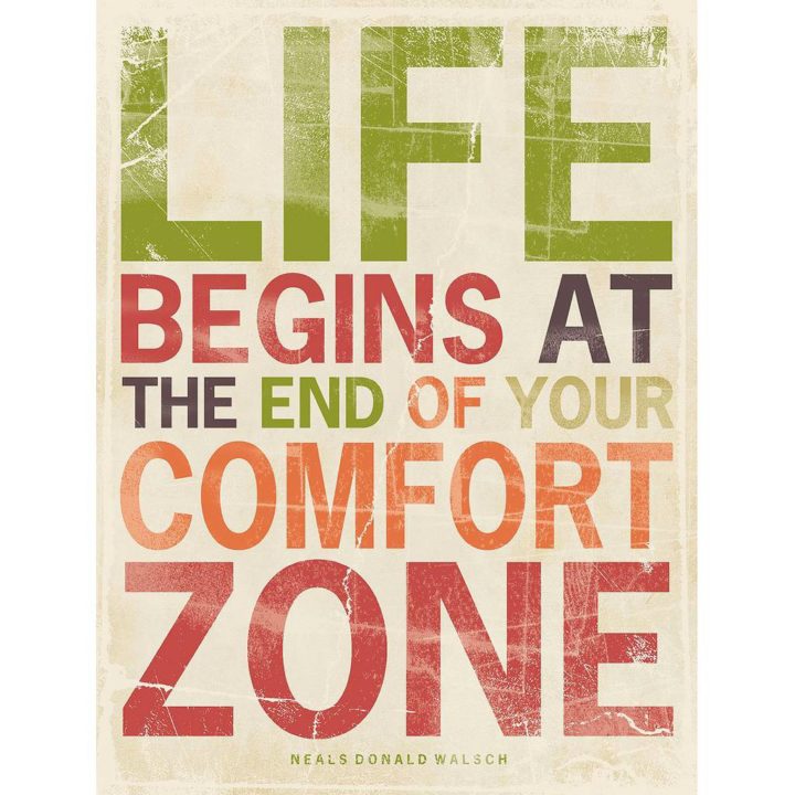 Outside the comfort zone
